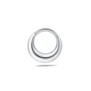 Piercing orecchio/naso mezza luna in argento - NovaNavel
