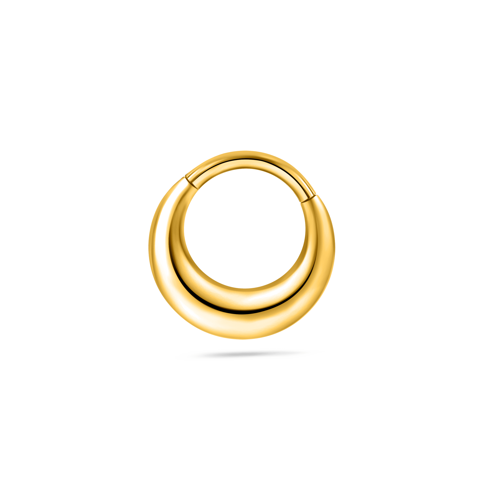 Piercing orecchio/naso mezza luna in oro - NovaNavel