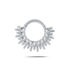 Piercing orecchio/naso riflessi di sole in argento - NovaNavel