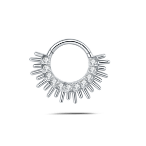 Piercing orecchio/naso riflessi di sole in argento - NovaNavel