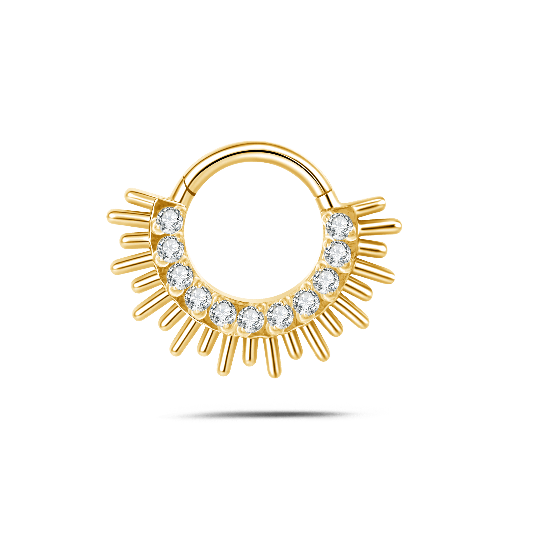 Piercing orecchio/naso riflessi di sole in oro - NovaNavel