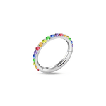 Piercing orecchio/naso/bocca cerchietto arcobaleno - NovaNavel