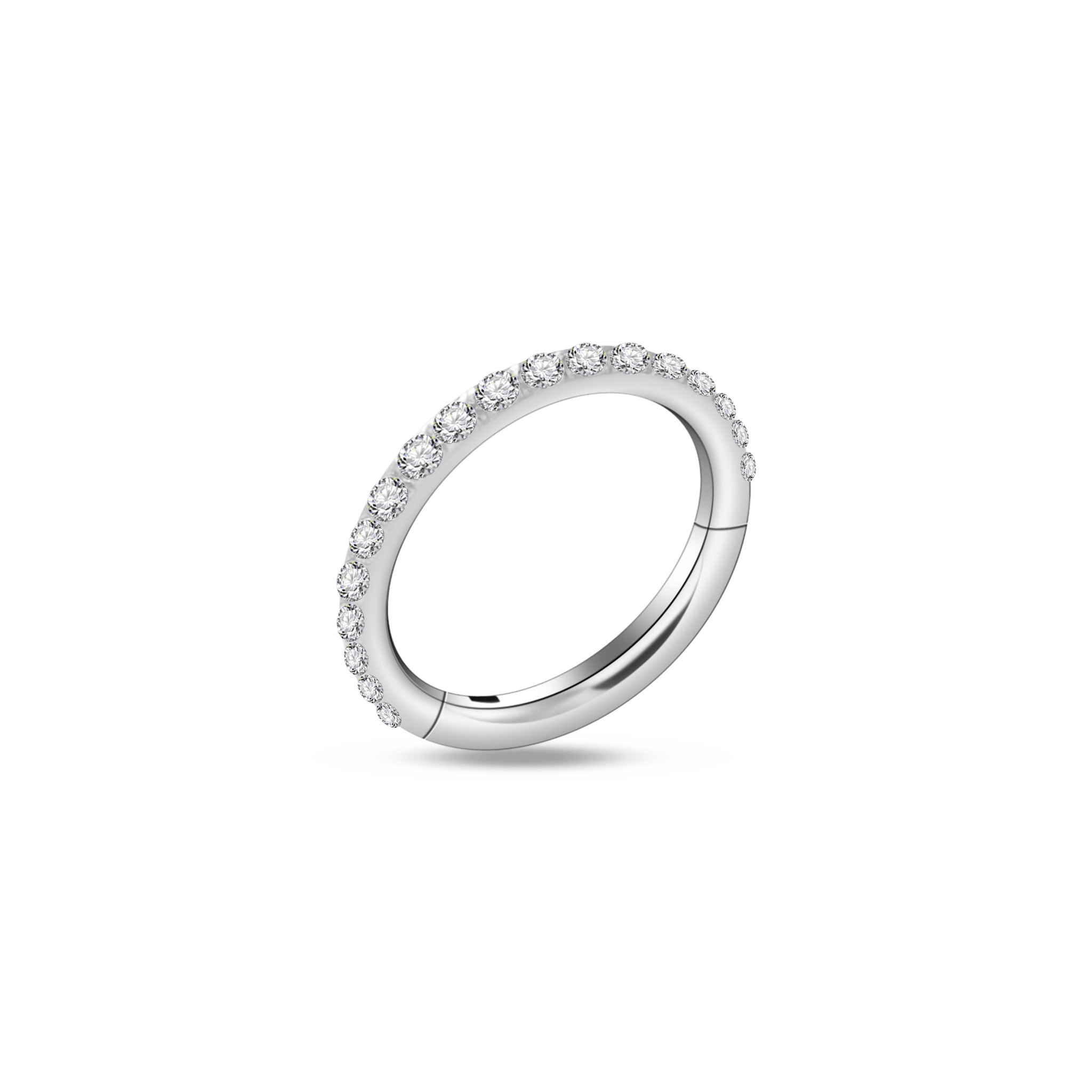 Piercing orecchio/naso/bocca cerchietto in argento - NovaNavel