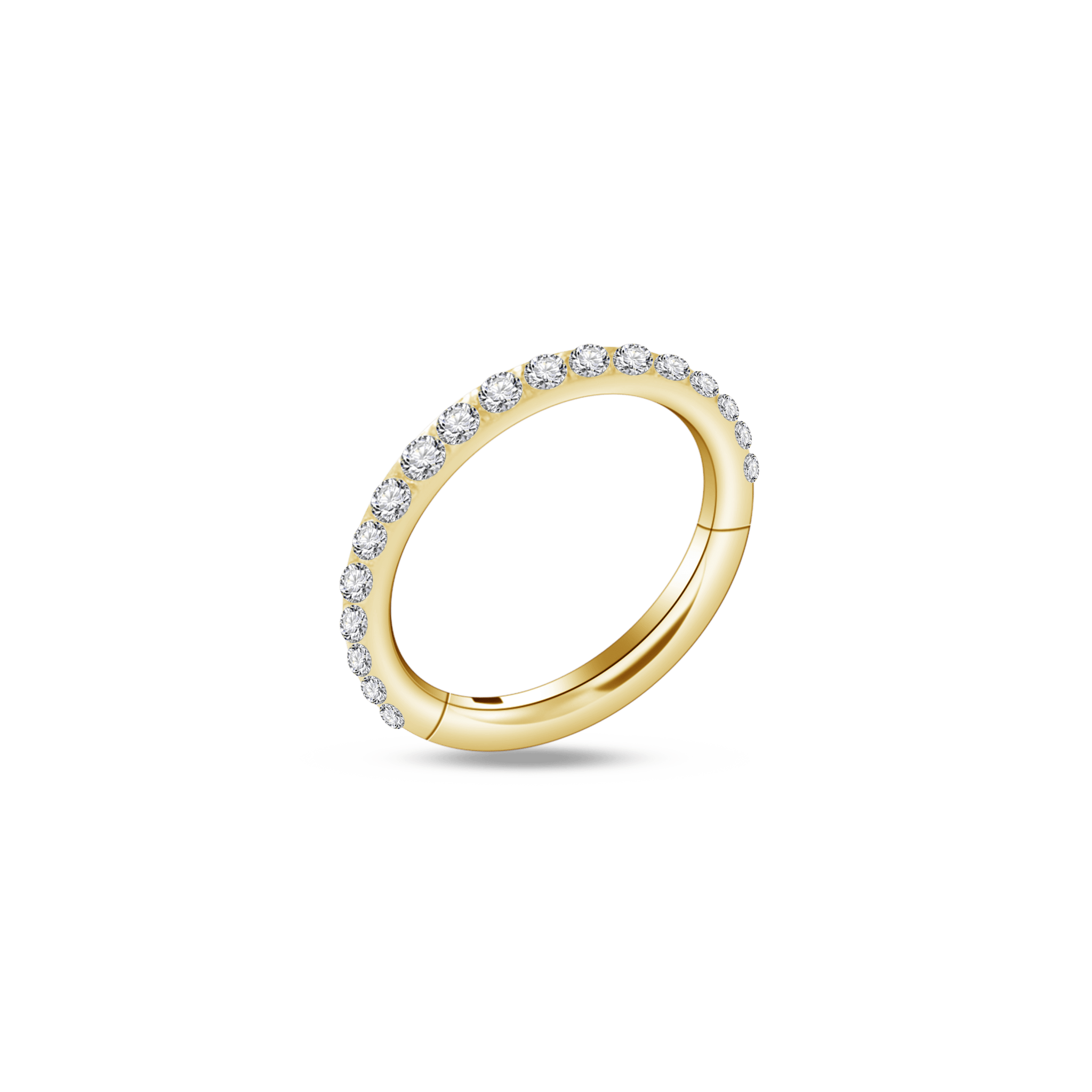 Piercing orecchio/naso/bocca cerchietto in oro - NovaNavel