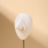 Piercing orecchio/naso/bocca cerchietto opale viola in argento - NovaNavel