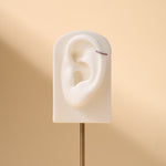 Piercing orecchio/naso/bocca cerchietto opale viola in argento - NovaNavel