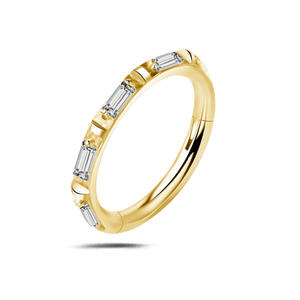 Piercing orecchio/naso/bocca luce in oro - NovaNavel