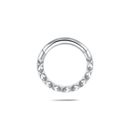 Piercing orecchio/naso/bocca segmento in argento - NovaNavel