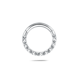 Piercing orecchio/naso/bocca segmento in argento - NovaNavel