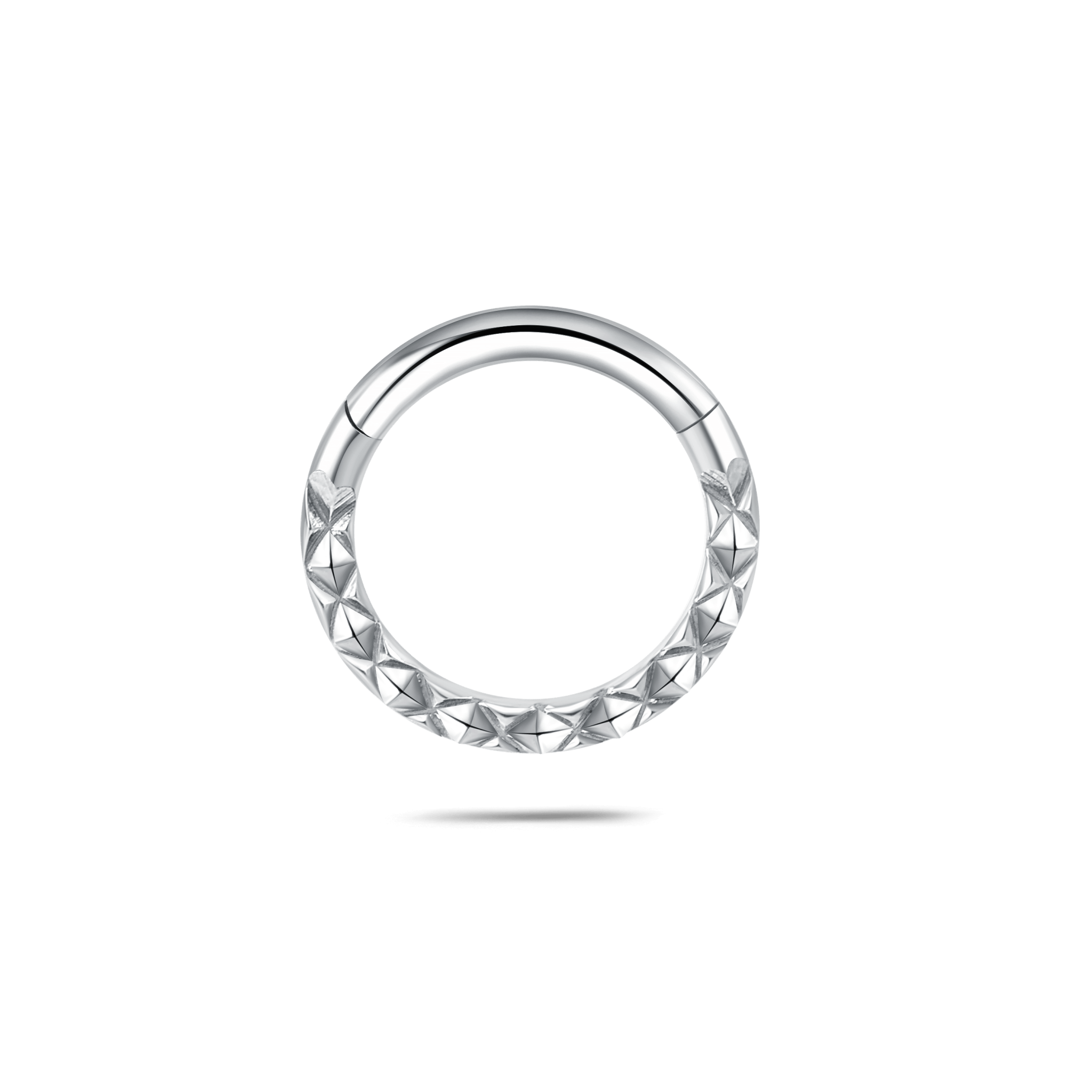 Piercing orecchio/naso/bocca segmento in argento - NovaNavel