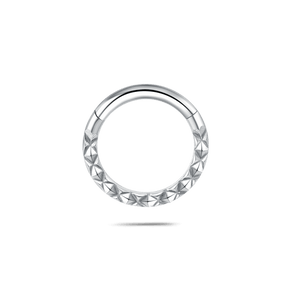 Piercing orecchio/naso/bocca segmento in argento - NovaNavel