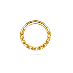 Piercing orecchio/naso/bocca segmento in oro - NovaNavel