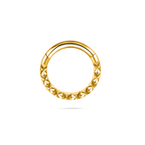 Piercing orecchio/naso/bocca segmento in oro - NovaNavel