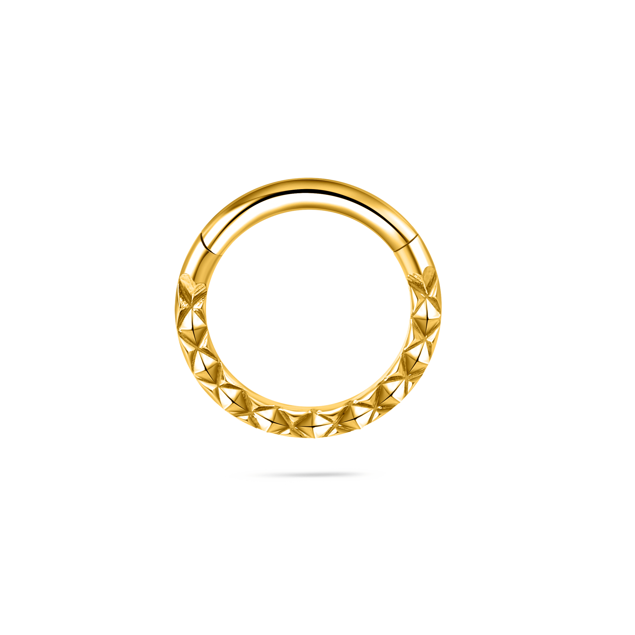 Piercing orecchio/naso/bocca segmento in oro - NovaNavel