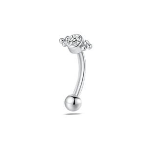 Piercing sopracciglio/orecchio sfere in argento - NovaNavel
