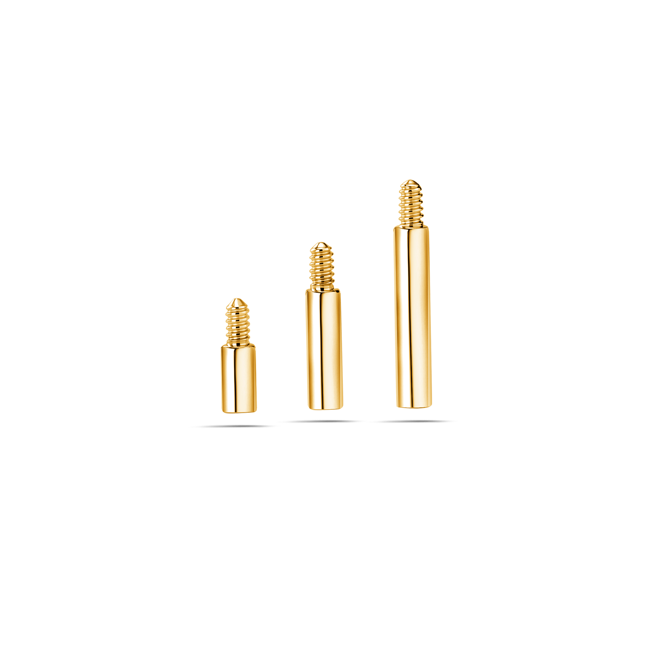 Prolunghe piercing 1.2 mm per filettatura interna in oro - NovaNavel®