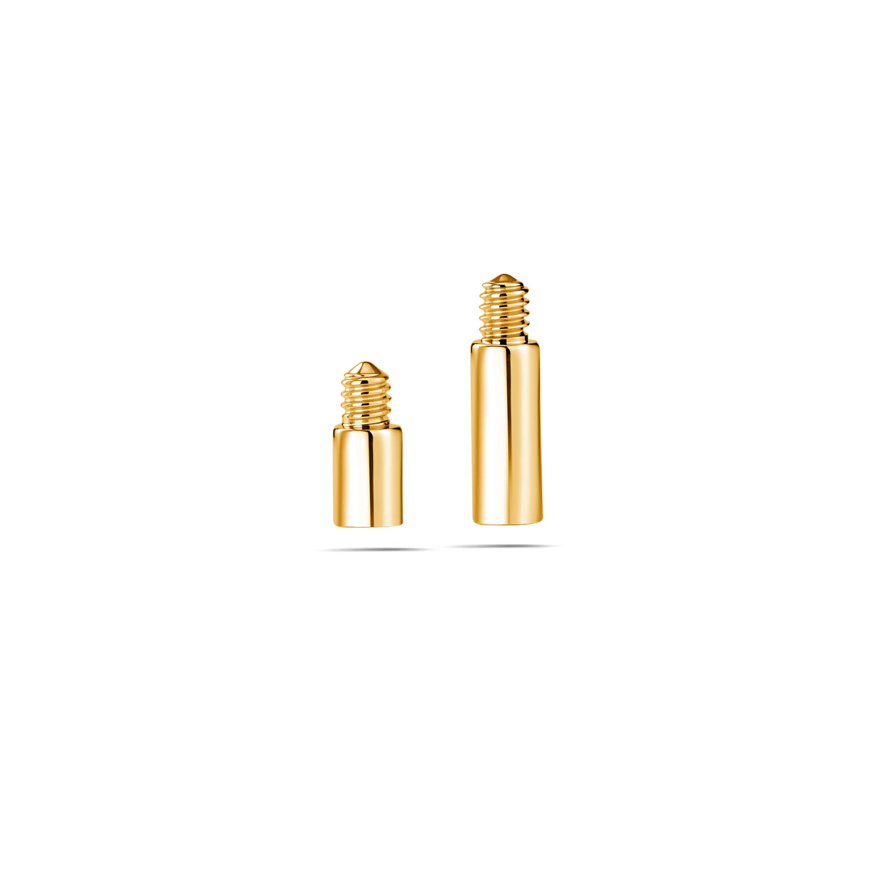 Prolunghe piercing 1.6 mm per filettatura interna in oro - NovaNavel®