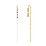 Saliscendi luna arcobaleno in oro - NovaNavel