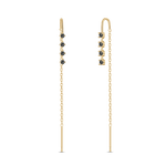 Saliscendi luna neri in oro - NovaNavel