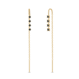 Saliscendi luna neri in oro - NovaNavel