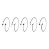 Set cinque ferma anelli in argento - NovaNavel