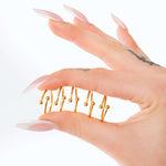 Set cinque ferma anelli in oro - NovaNavel