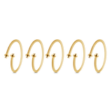 Set cinque ferma anelli in oro - NovaNavel