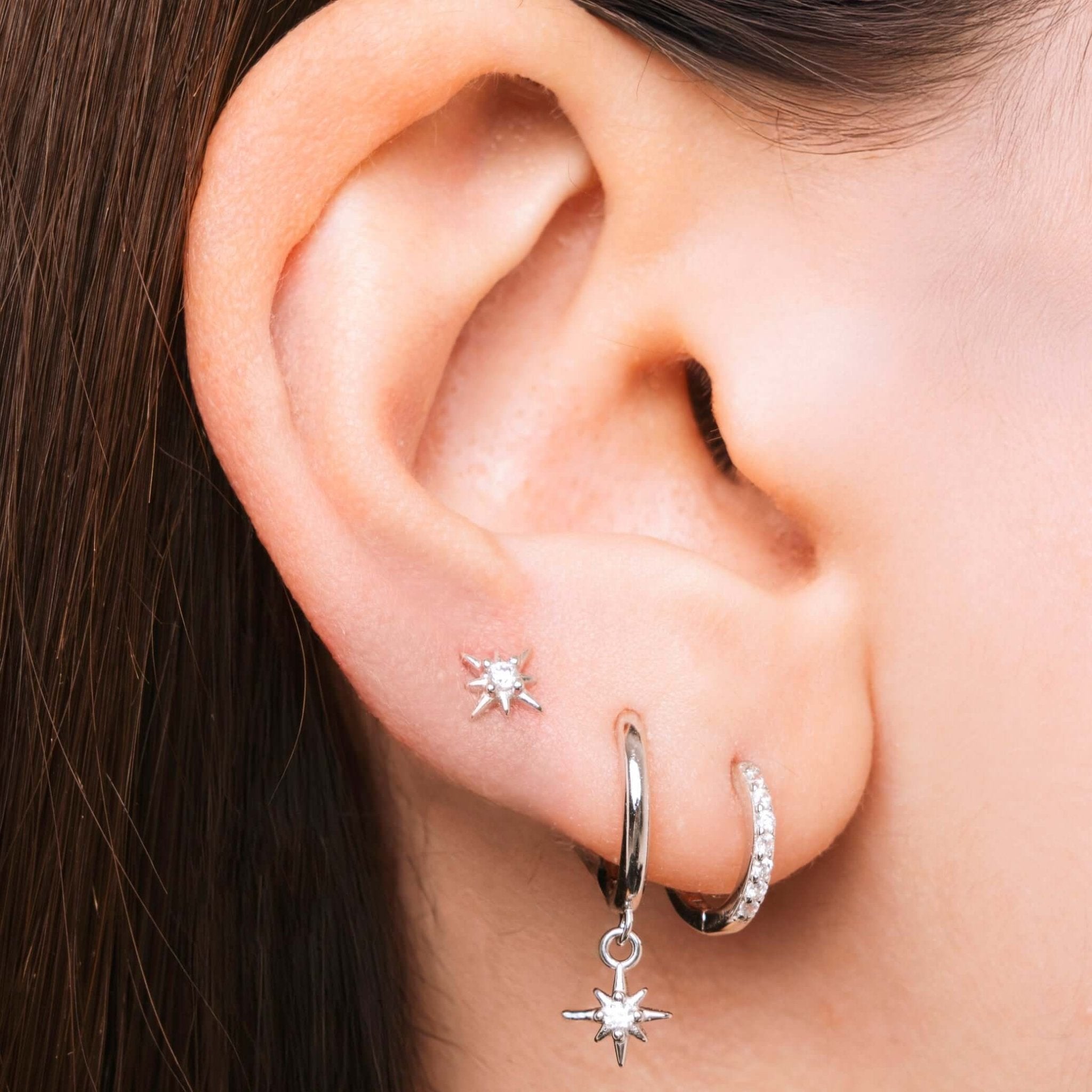 Set orecchini cometa in argento - NovaNavel