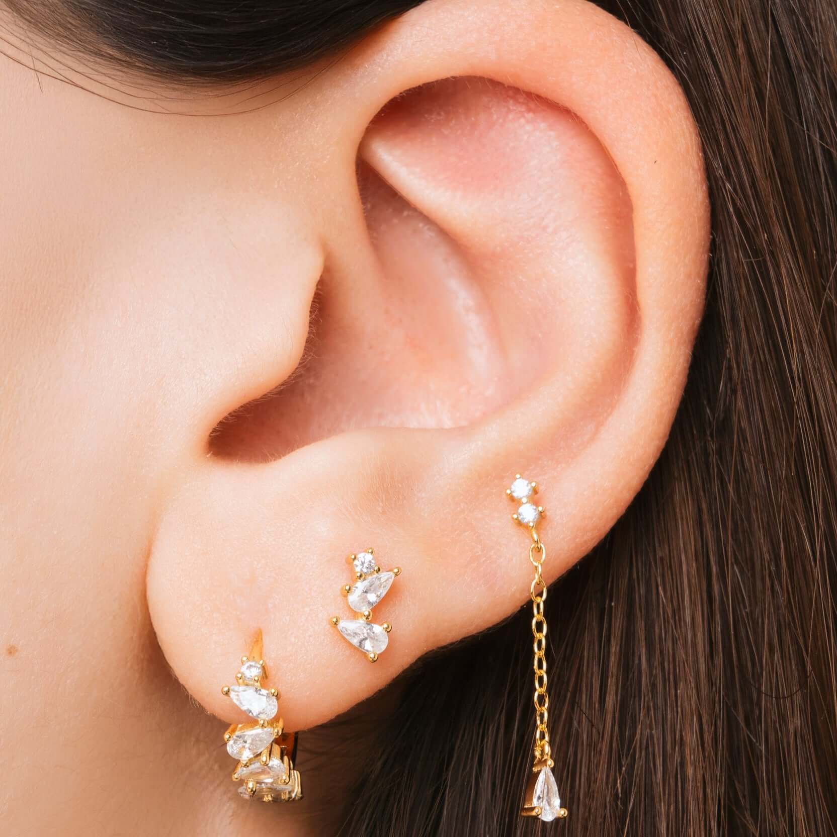 Set orecchini gocce in oro - NovaNavel