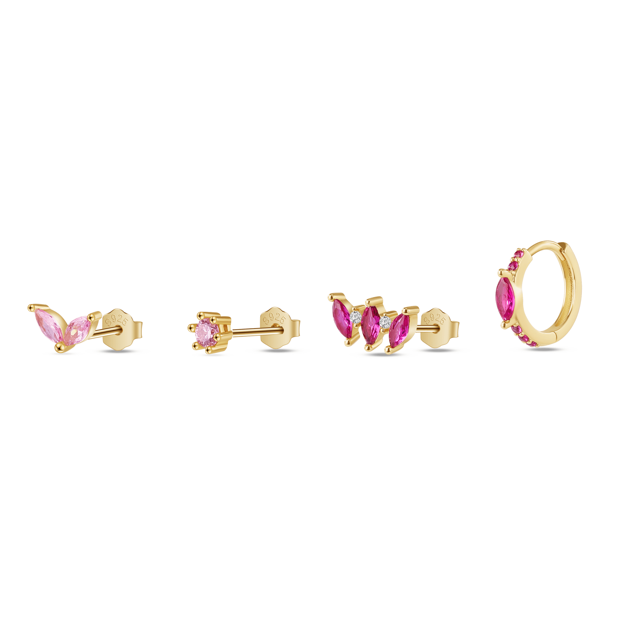 Set orecchini loto in oro - NovaNavel