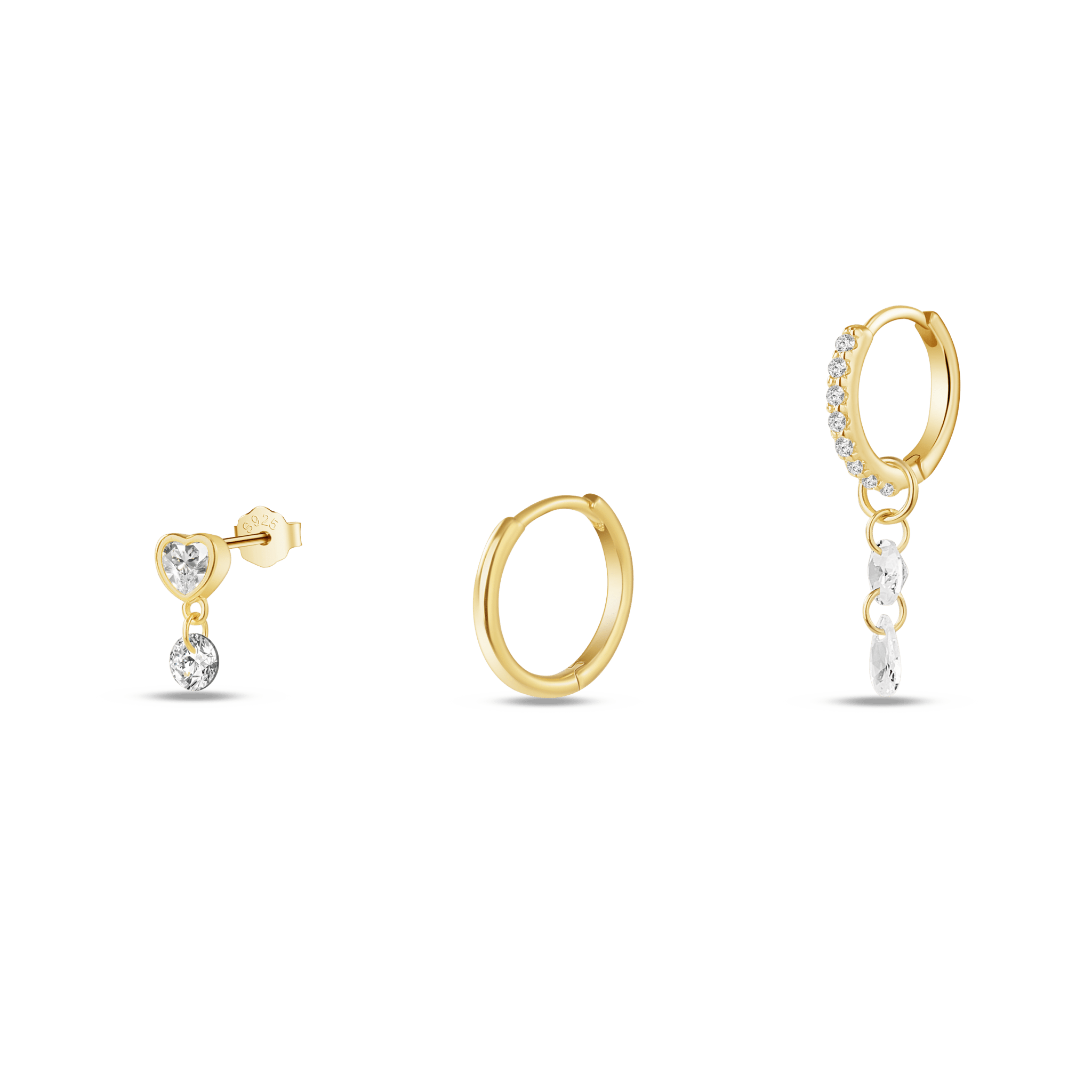 Set orecchini luxury in oro - NovaNavel