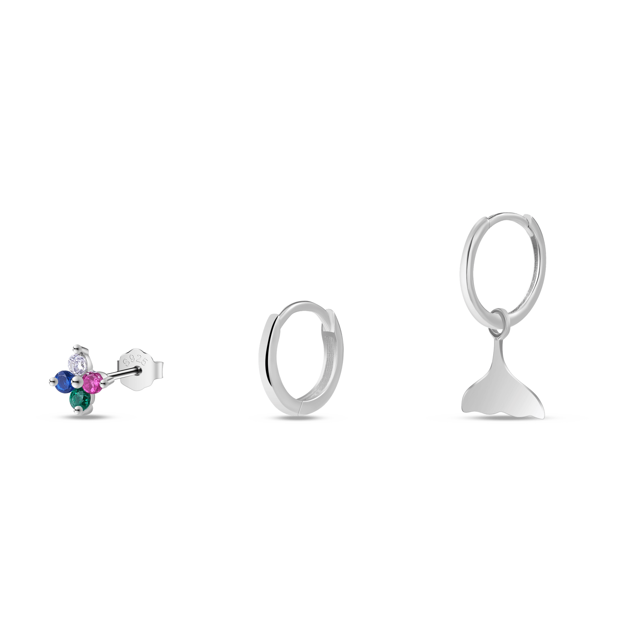 Set orecchini sirena in argento - NovaNavel