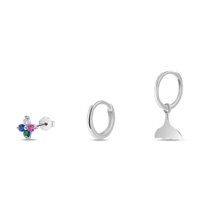 Set orecchini sirena in argento - NovaNavel