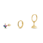 Set orecchini sirena in oro - NovaNavel