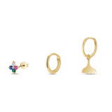 Set orecchini sirena in oro - NovaNavel