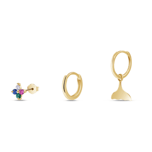 Set orecchini sirena in oro - NovaNavel